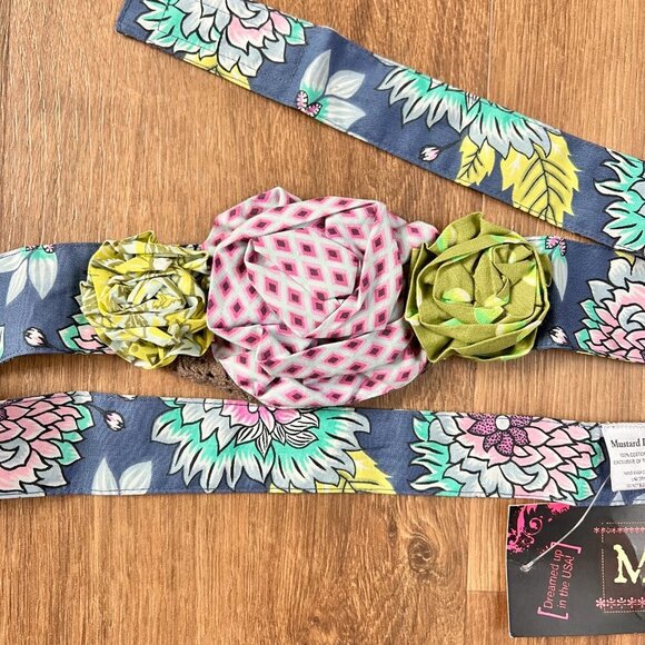 NWT Mustard Pie Alice Wrap In Royal Blue Sz M - Picture 3 of 12